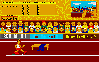 Just Another Silly Sports Sim atari screenshot